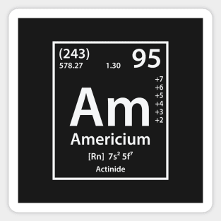 Americium Element Sticker